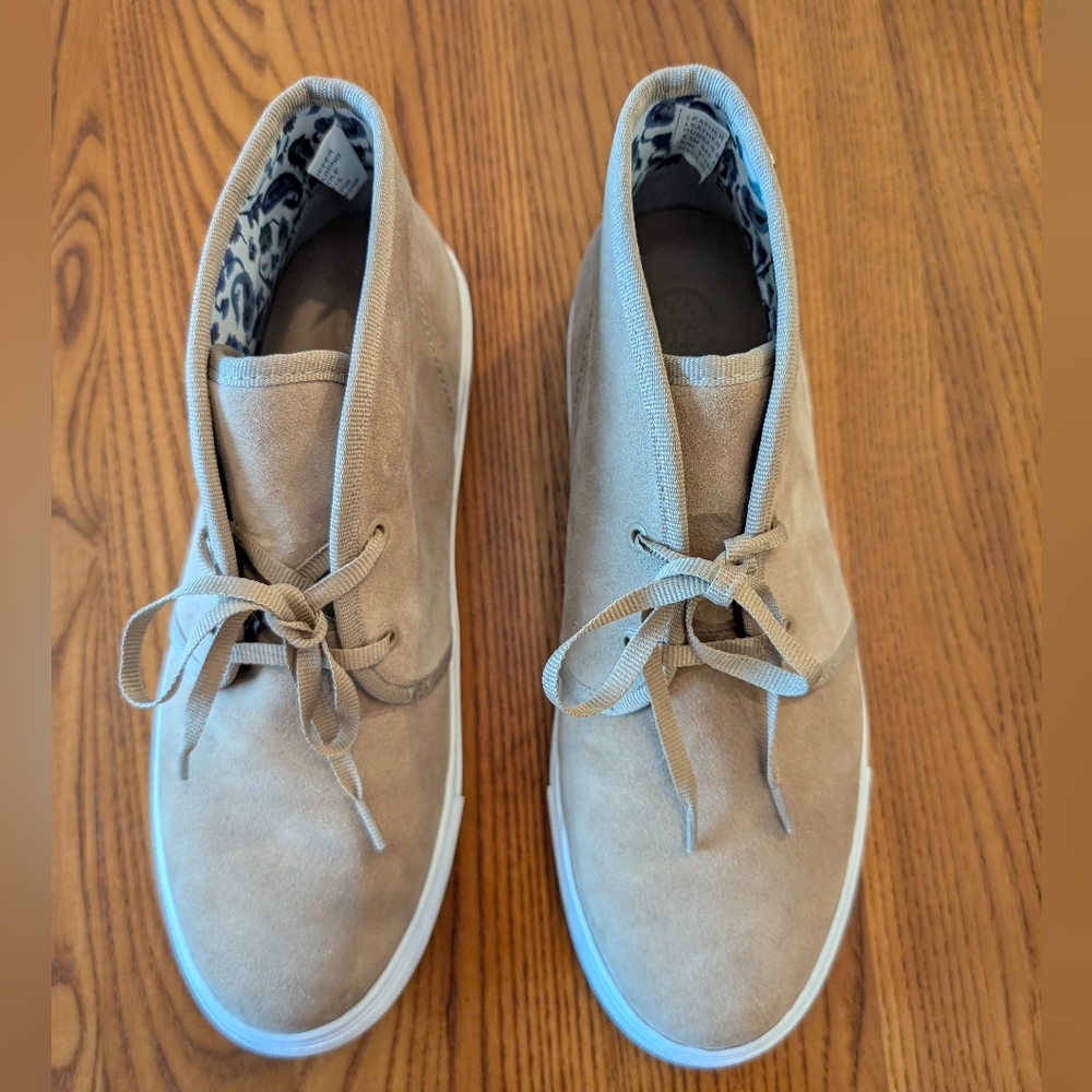Tory Burch Tan Leather Ankle Booties,  Size 8.5